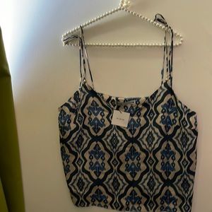 Zara Women’s Leia Top Sleeveless Camisole | Blue | XL